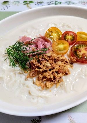 夏簡単ランチ！ビスソワーズ冷やし素麺-レシピのメイン写真
