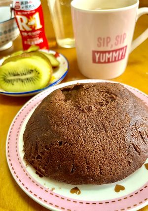 簡単！レンジでシンプルチョコ蒸しパン♪-レシピのメイン写真
