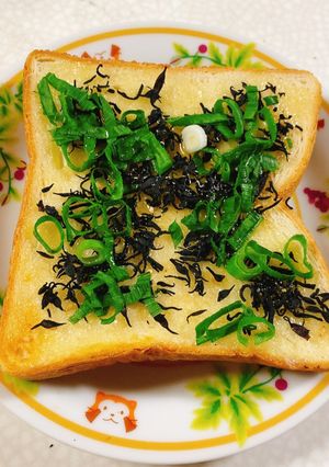 しそひじきのトースト-レシピのメイン写真