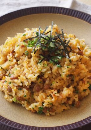 【だし醤油】納豆チャーハン-レシピのメイン写真