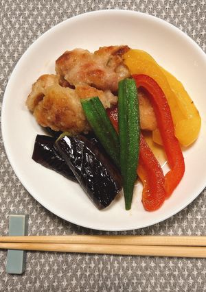 鶏と夏野菜の焼き浸し-レシピのメイン写真