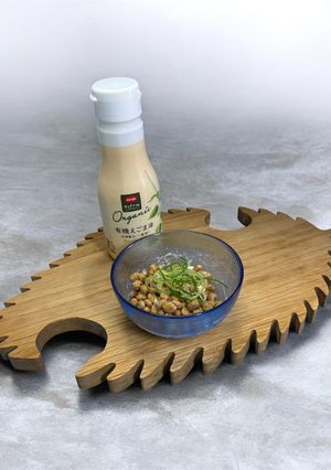 納豆にエゴマ油-レシピのメイン写真