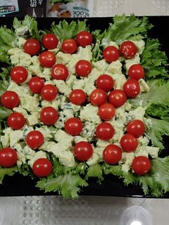 ミニトマトとグリーンサラダ-レシピのメイン写真