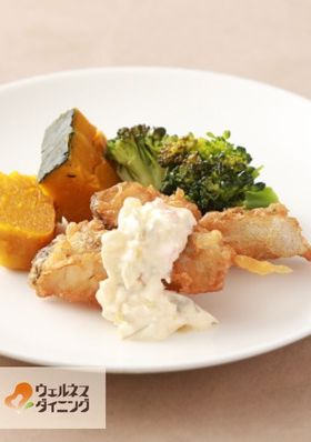 腎臓病食/白身魚のフリッター　タルタルソース-レシピのメイン写真