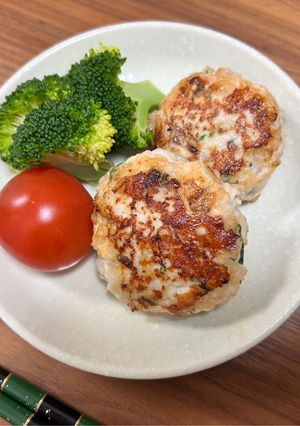 大葉とれんこんの鶏つくね-レシピのメイン写真