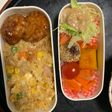 全てレンジ洋風レモンオイ味噌味炒飯弁当