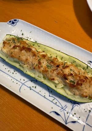 ズッキーニのチーズボート-レシピのメイン写真