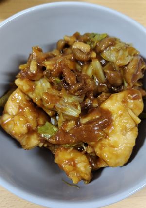 鶏むね肉で作る回鍋肉風-レシピのメイン写真