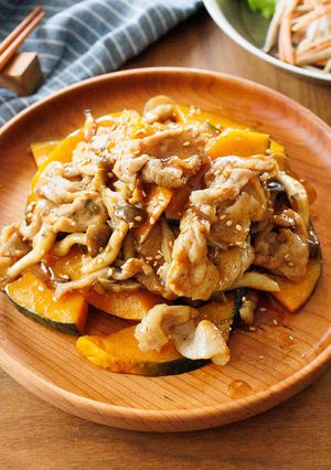【豚肉とかぼちゃのオイスター炒め】ご飯が進む♪-レシピのメイン写真