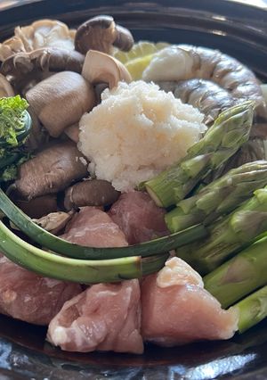 春隣に作りたくなる山菜みぞれ鍋-レシピのメイン写真