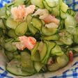 カニの剥き身入りキュウリの酢の物