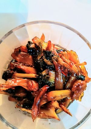 セロリーの葉、茎、簡単、エコ、節約佃煮-レシピのメイン写真
