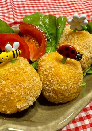 かぼちゃのコロコロコロッケ-レシピのメイン写真