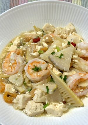 春筍の白麻婆豆腐-レシピのメイン写真