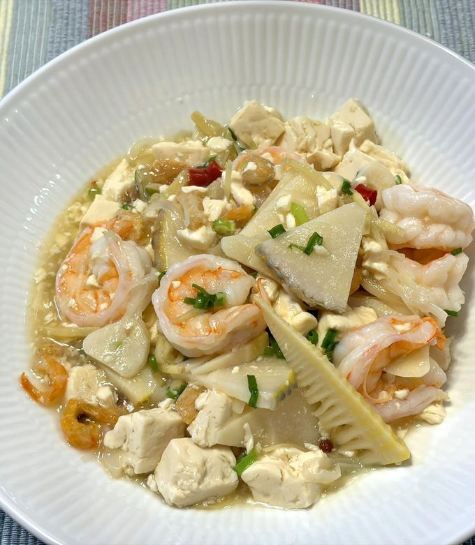 春筍の白麻婆豆腐-レシピのメイン写真