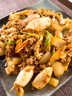 本格タイ料理 ✦イカのカレー炒め✦-レシピのメイン写真
