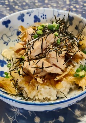 鶏むね肉おかか丼-レシピのメイン写真