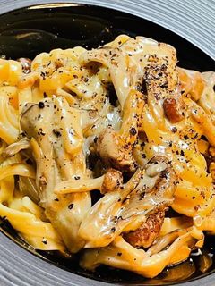 きのこのクリームパスタ-レシピのメイン写真