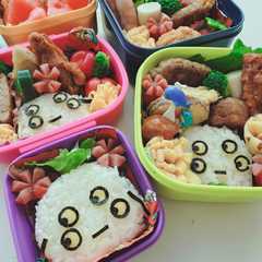 รูปของ もんくたれぞうのキャラ弁　お弁当