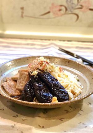 味しみ茄子そうめん-レシピのメイン写真