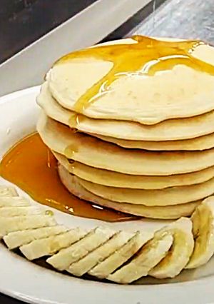 ヴィーガン対応☆米粉パンケーキ-レシピのメイン写真