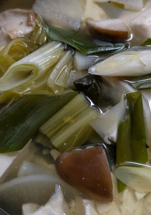 白だしの野菜と豆腐の鍋-レシピのメイン写真