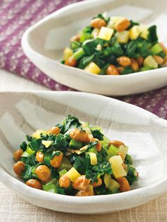 青菜とたくあんの納豆和え-レシピのメイン写真