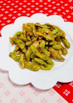 黒豆枝豆🌶️ペペロンチーノ-レシピのメイン写真