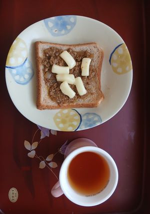 チーズキーマカレートースト-レシピのメイン写真