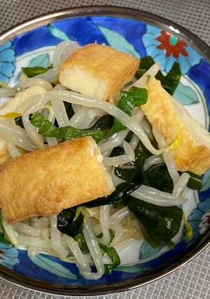 もやしと厚揚げの和え物🎶-レシピのメイン写真