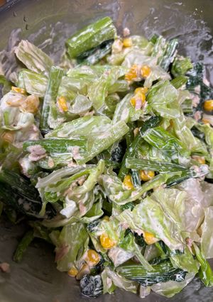 小松菜キャベツシーチキンコーンサラダ🥗-レシピのメイン写真