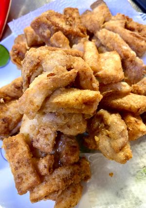 油揚げでかさ増し唐揚げ 〜まるで鶏皮〜✨️-レシピのメイン写真