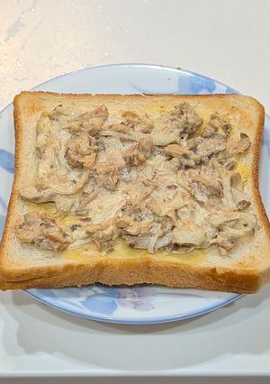 ヘルシー☆サバマヨ（ツナマヨ）トースト-レシピのメイン写真