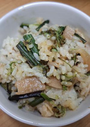 わらびの炊き込みご飯-レシピのメイン写真