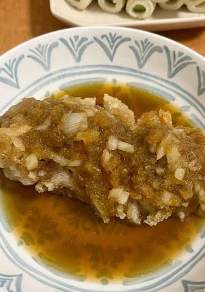 鶏肉のオニオンソースがけ-レシピのメイン写真
