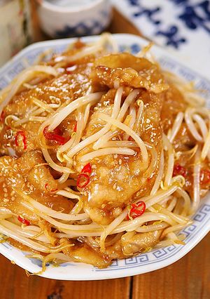 豚ロースともやしのスタミナしょうが焼き🤩-レシピのメイン写真