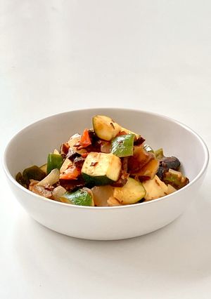 いわしの甘露煮入り夏野菜のラタトゥイユ-レシピのメイン写真