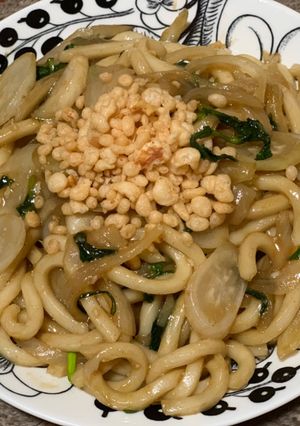 七草焼きうどん-レシピのメイン写真