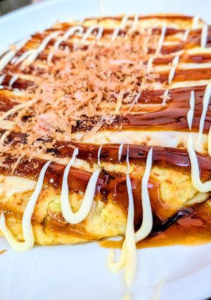包丁不要！ダイエットお好み焼き♡-レシピのメイン写真