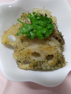 れんこん のり塩あじ🍀-レシピのメイン写真