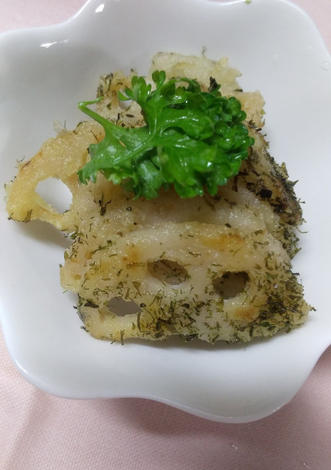 れんこん　のり塩あじ🍀-レシピのメイン写真