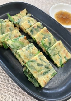 【主菜】納豆チヂミ-レシピのメイン写真