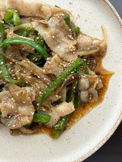 豚バラ+ピーマン×みりん+海苔の佃煮-レシピのメイン写真