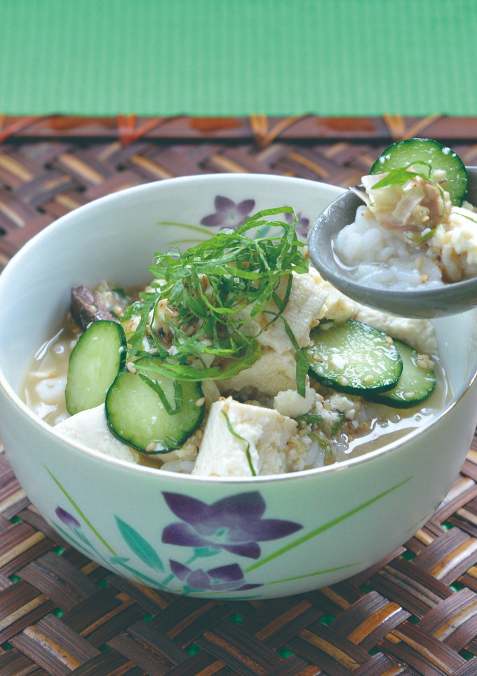 木綿豆腐とサバ缶の冷や汁-レシピのメイン写真