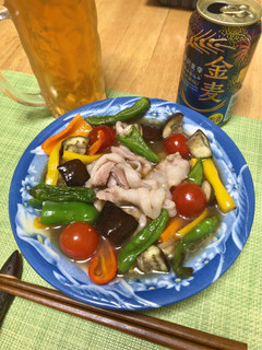 豚バラと夏野菜の焼き浸し-レシピのメイン写真