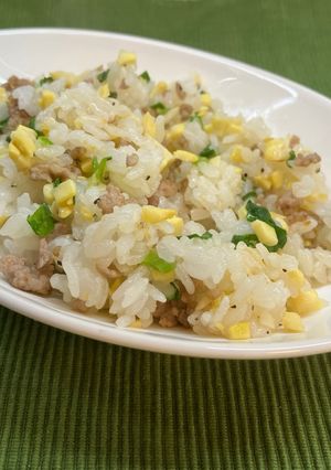 淡竹筍と挽肉のチャーハン♬-レシピのメイン写真