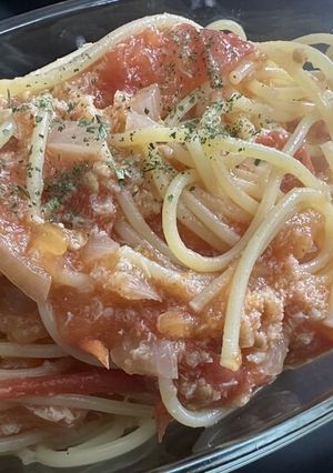 旨だし入りトマトソースで冷やしパスタ-レシピのメイン写真