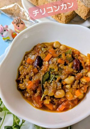 時々食べたくなるチリコンカン簡単美味しい-レシピのメイン写真