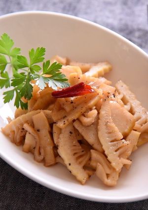 筍のきんぴらガツンと美味！『ガリバタ味』-レシピのメイン写真
