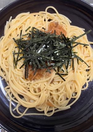 なめ茸の簡単パスタ-レシピのメイン写真